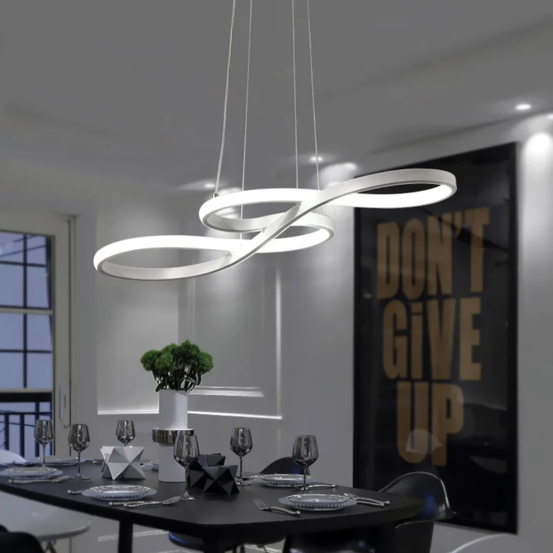 Modern LED Suspension with Rings – Elegant and Futuristic Design