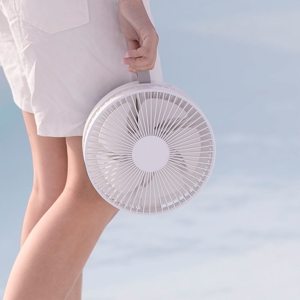 Ventilador Portátil Telescópico com Bateria Integrada