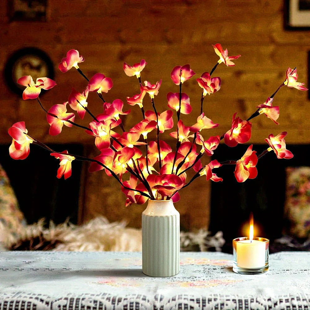 קישוט LED מואר – אווירה חמה ואלגנטית