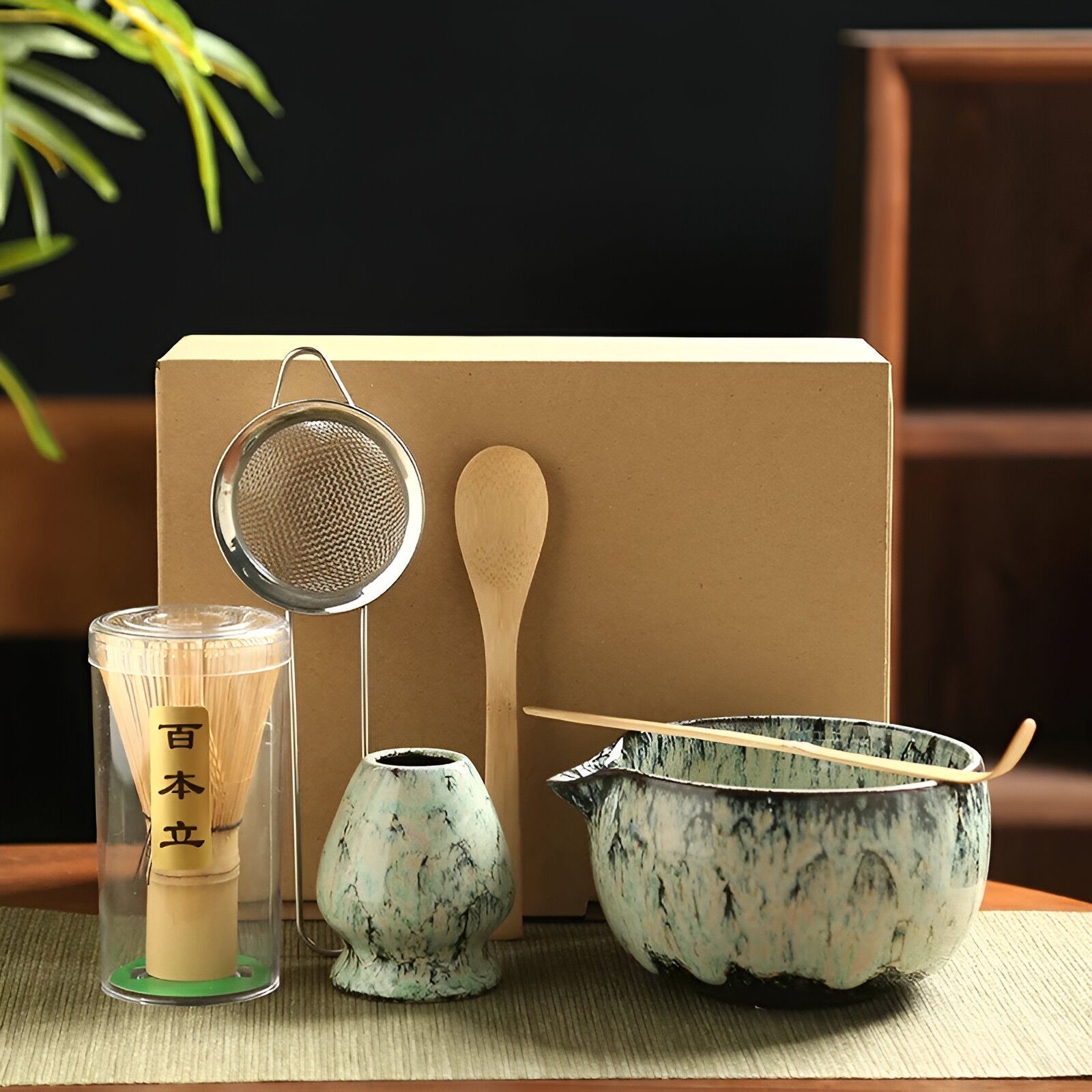 Matcha 6-delige bereidingsset - Artisanale elegantie en verfijnde smaak