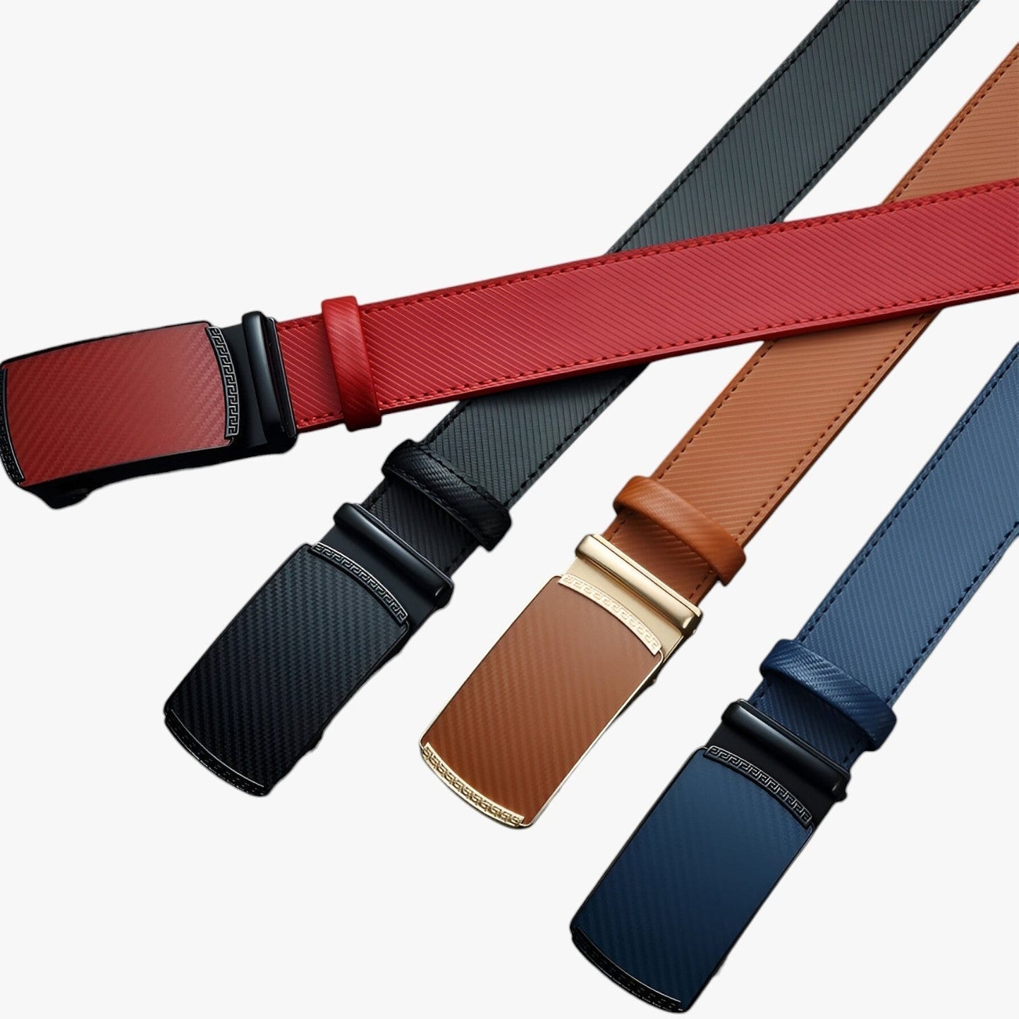 Justerbar Luksus Bælte – Elegant Design Og Automatisk Mekanisme