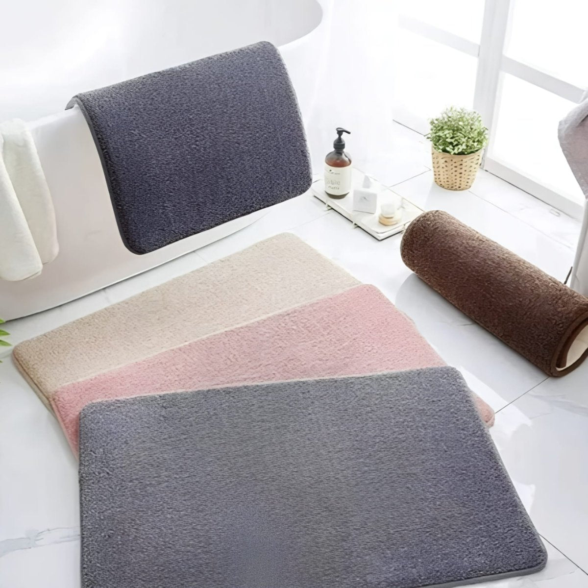 Tappeto da Bagno Super Assorbente Antiscivolo – Comfort e Sicurezza Quotidiana