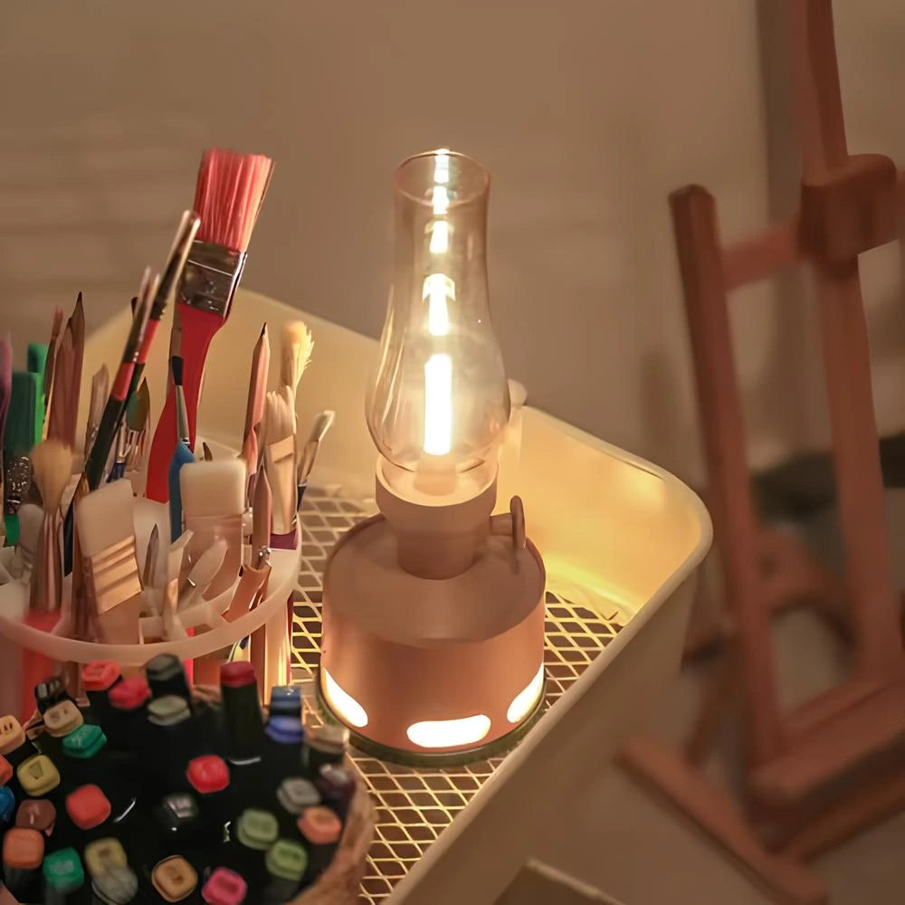 レトロスタイルLEDランタン – エレガントな装飾照明