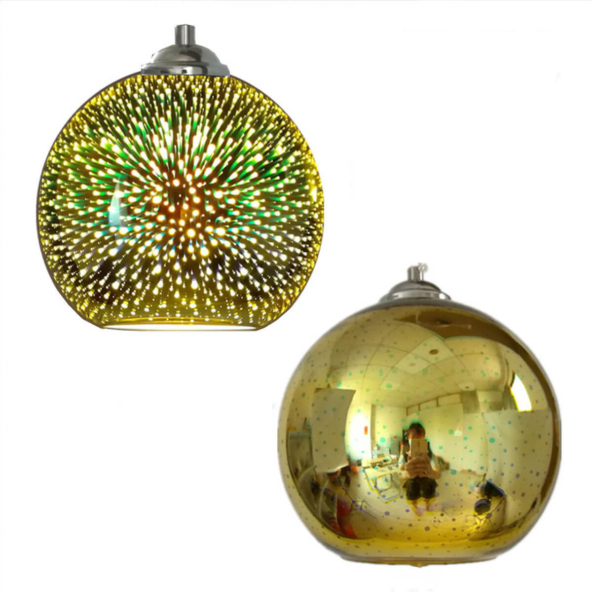Sospensione Moderna Effetto Fuoco D'artificio – Splendore Visivo E Design Alla Moda