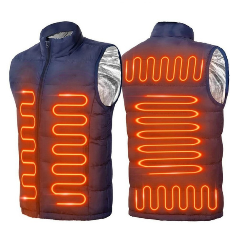 Gilet riscaldante unisex - Temperatura regolabile e stile moderno