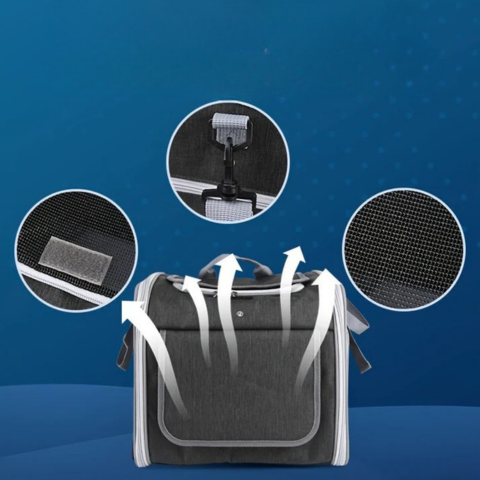 Utvidbar sykkelkurv for dyr – Praktisk og komfortabel