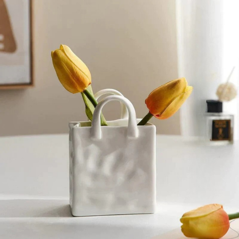 Vase Déco Sac À Main – Touche Chic Et Originale