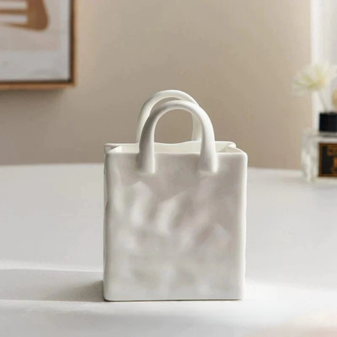 Vase Déco Sac À Main – Touche Chic Et Originale