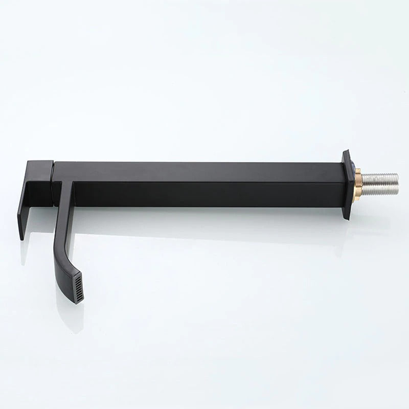 Rubinetto da lavabo rialzato – Finitura elegante nero opaco