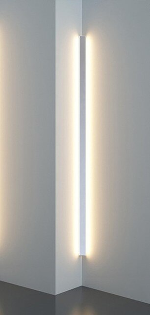 Lámpara de pared LED lineal - Elegancia sobria para interior moderno
