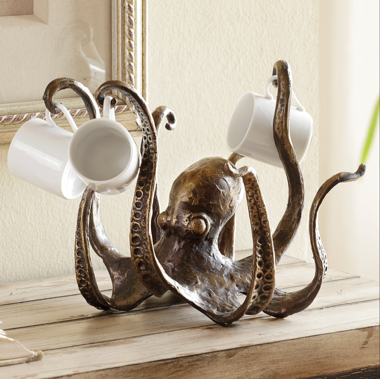 Vintage Cup Holder - Octopus Shape