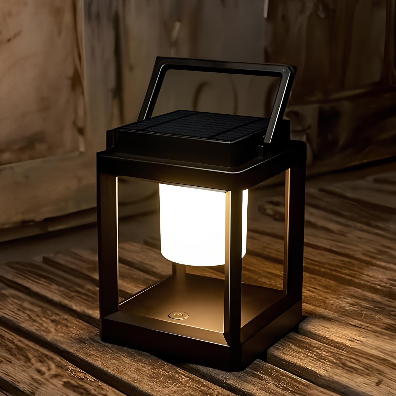 Linterna Solar Moderna – Iluminación Elegante y Duradera