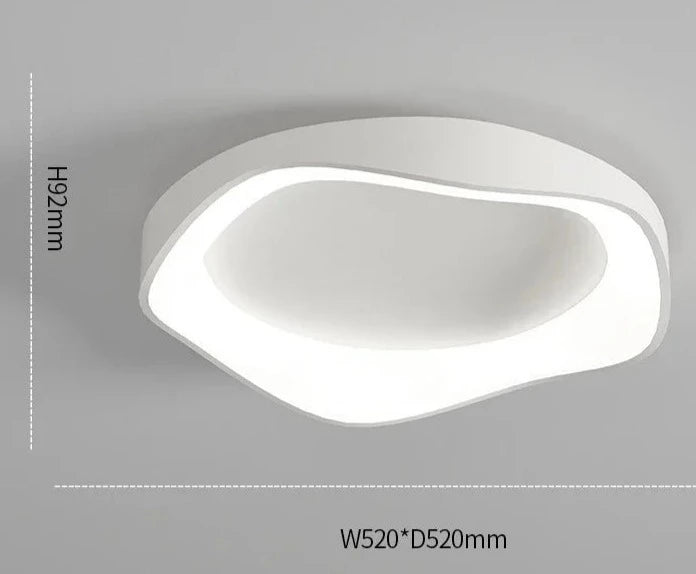 Asymmetrical LED Ceiling Light – Trendy and Elegant