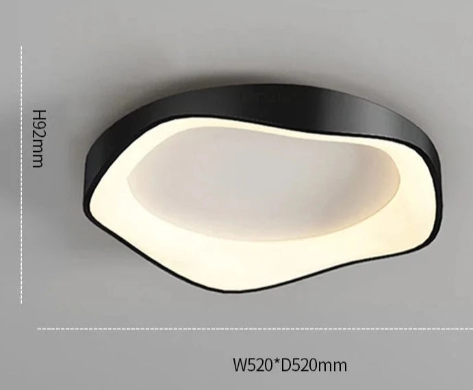 Asymmetrical LED Ceiling Light – Trendy and Elegant