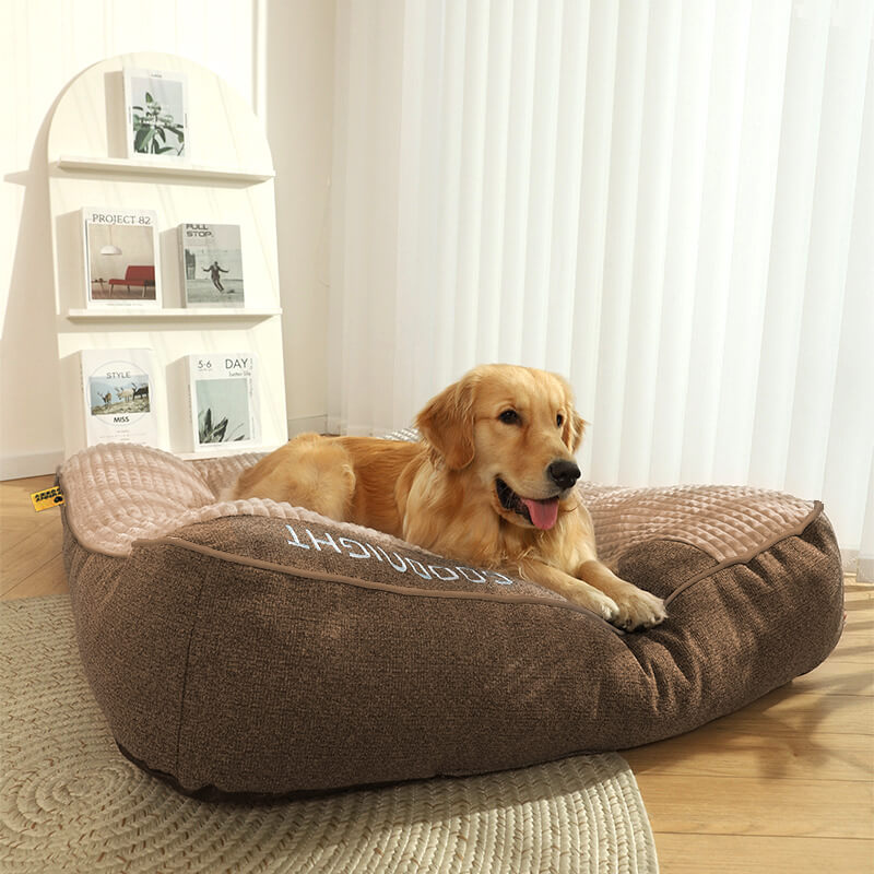 Scratch-Resistant Dog Cushion with Back Protection – Comfort and Durability