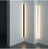 Lámpara de pared LED lineal - Elegancia sobria para interior moderno
