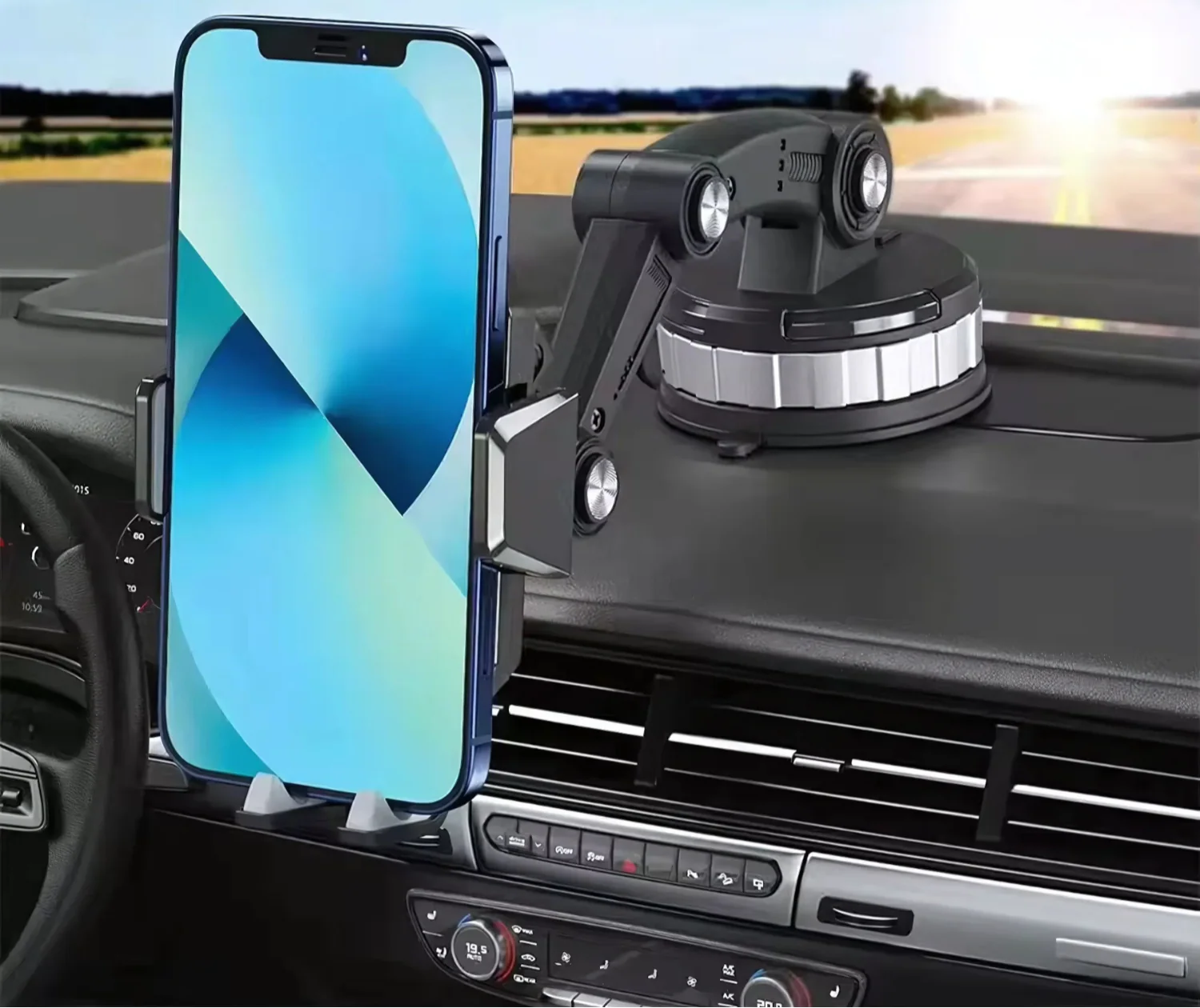 Podpora smartfónu do auta otáčajúca sa o 360° — Úplná rotácia a maximálna stabilita