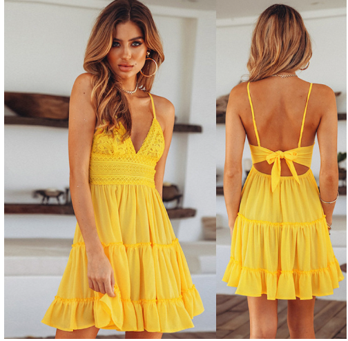 Solange | Elegantes Fließendes Kleid – Figurbetonend und Feminin 