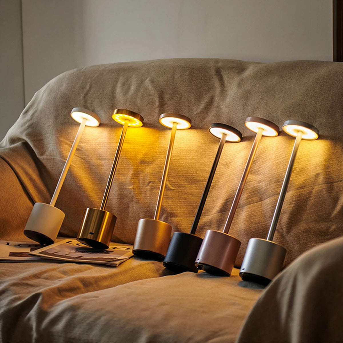 Draadloze Oplaadbare LED Tafel Lamp – Praktische En Moderne Verlichting 