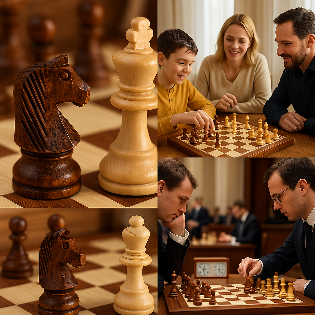 Classic Chess Game – Distinguished Craftsmanship, Care, and Aesthetics 