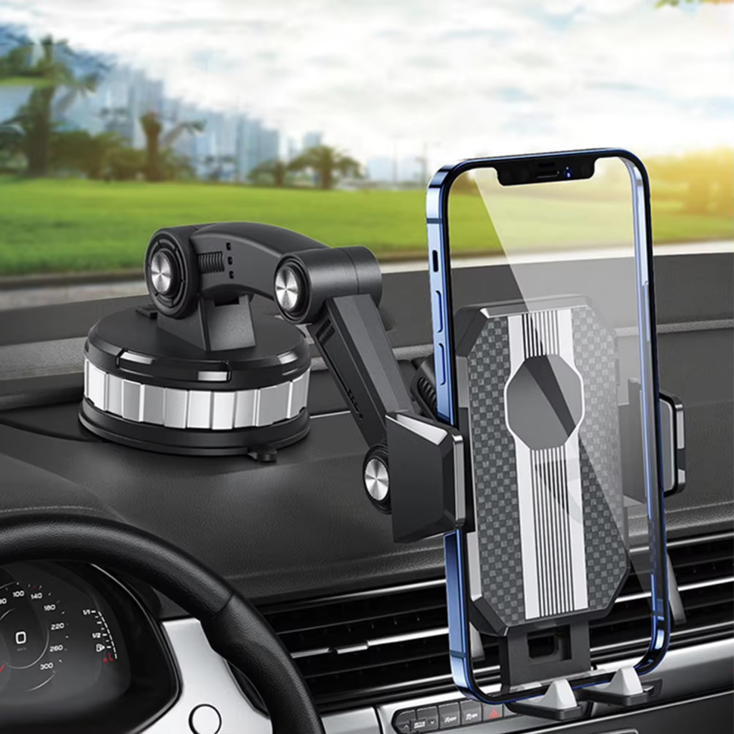 Podpora smartfónu do auta otáčajúca sa o 360° — Úplná rotácia a maximálna stabilita 
