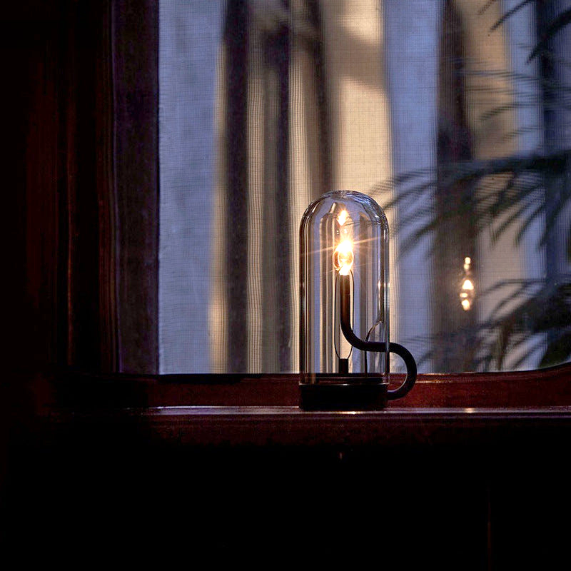 Tischlampe — Warmes Licht Flammeneffekt 