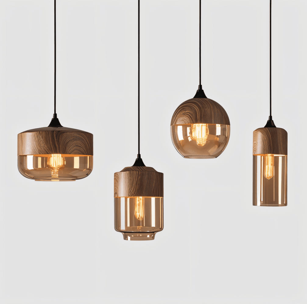 Suspension Loft En Verre Rétro — Luminaire Tendance & Atmosphère Unique