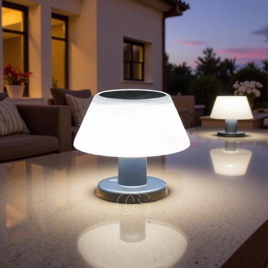 Lampă de Masă Solară Fără Fir – Ecologică și Practică 
