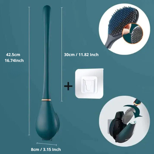 SmartBrush - Elegante en hygiënische siliconen WC -borstel