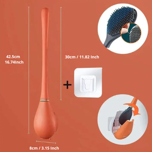 SmartBrush - Elegante en hygiënische siliconen WC -borstel