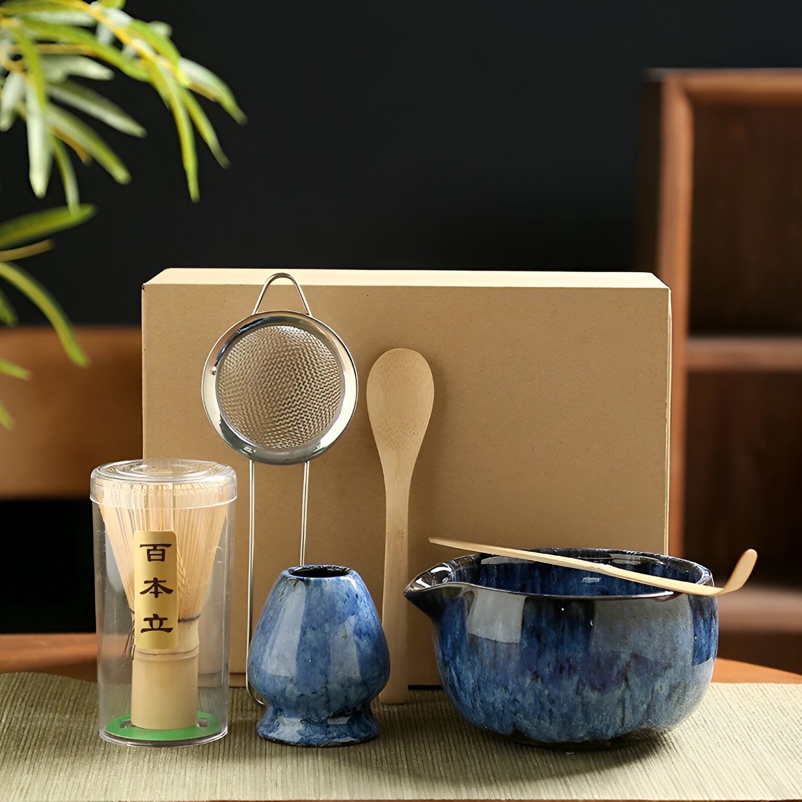 Matcha 6-dielna súprava na prípravu - remeselná elegancia a rafinovaná chuť