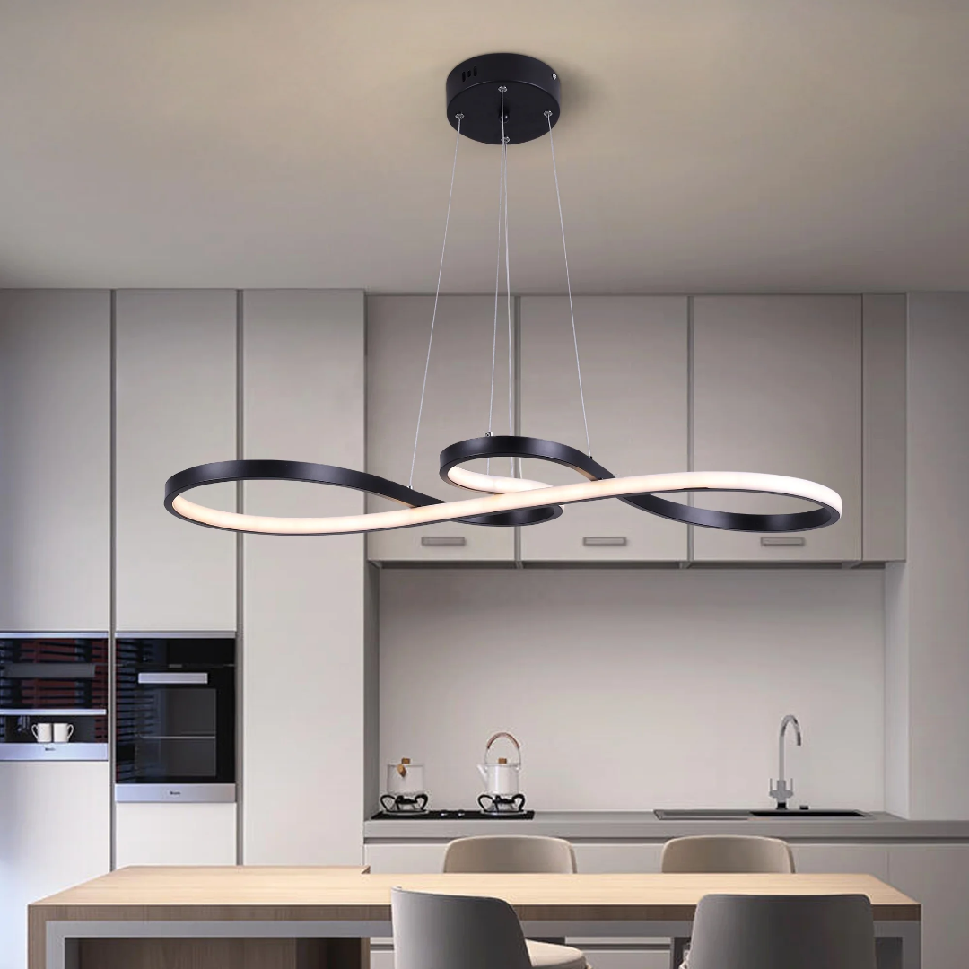Modern LED függőlámpa gyűrűkben – Elegáns és futurisztikus design 
