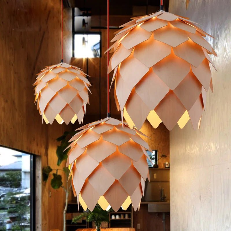 Lumină Suspendată Sculpturală – Design Inspirat Din Natură 