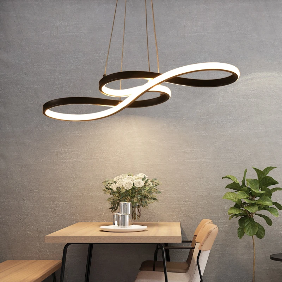 Modern LED függőlámpa gyűrűkben – Elegáns és futurisztikus design 