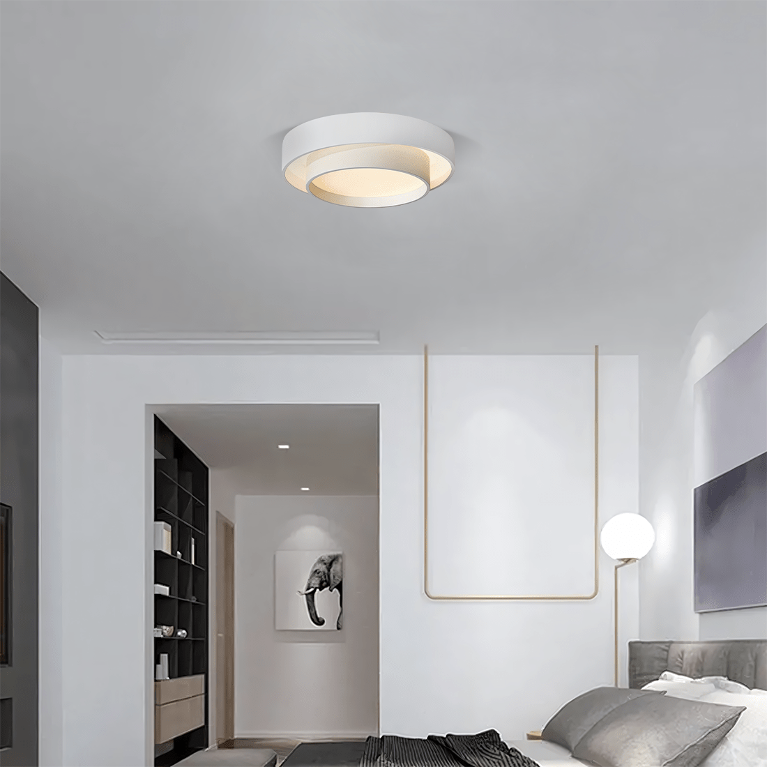 LED stropní svítidlo – Světlo a vizuální komfort 