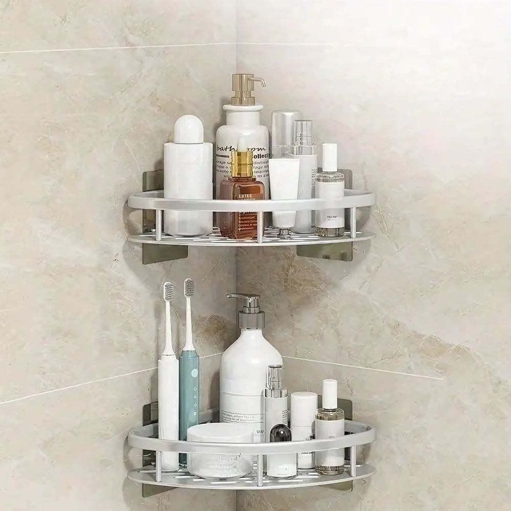 Wandregal für die Dusche gebogen – Praktische und moderne Organisation 