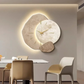 Ceas de perete mare – Design modern și lumină LED ambientală 