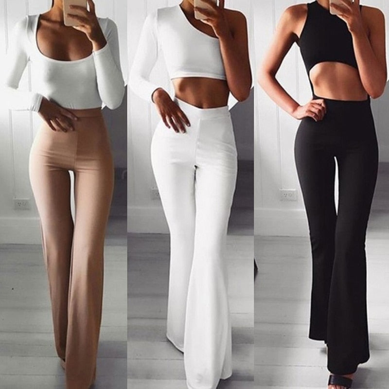 Lydie | Elegantné nohavice – Vysoký pás a minimalistický štýl 
