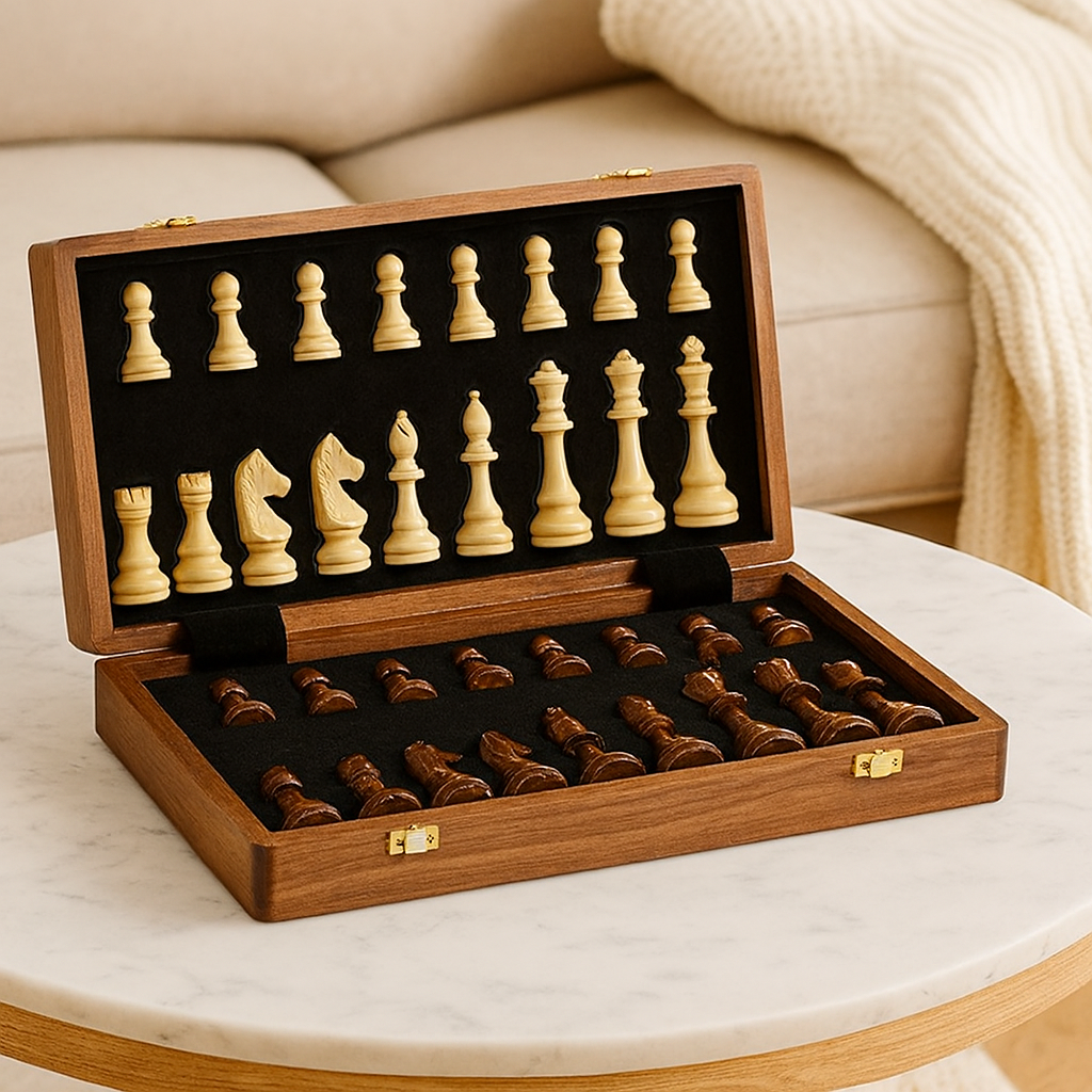 Classic Chess Game – Distinguished Craftsmanship, Care, and Aesthetics 
