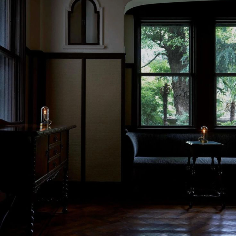 Tischlampe — Warmes Licht Flammeneffekt 