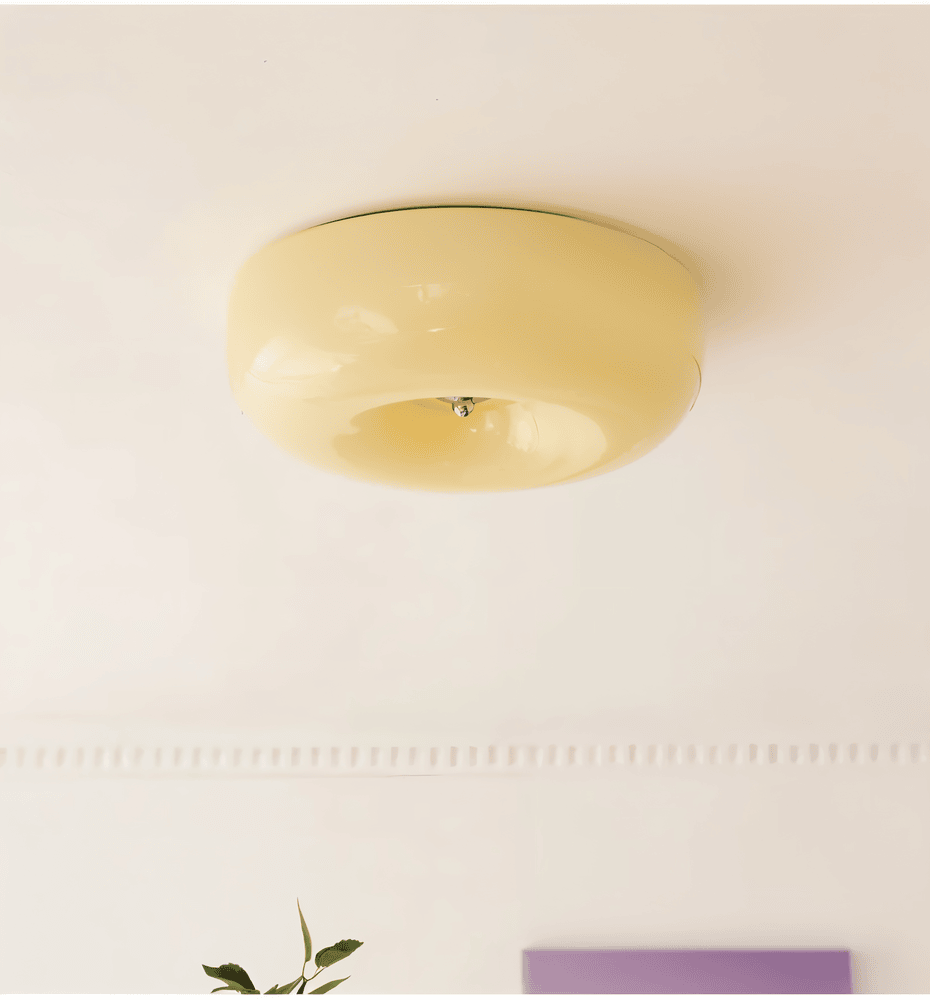 Plafón escandinavo de cristal - Decoración moderna y fácil instalación