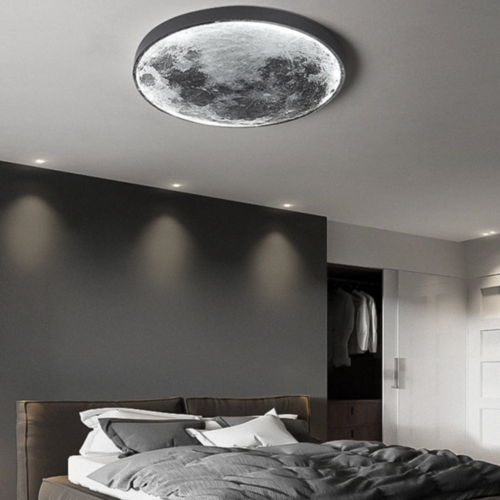 Nástenná lampa 3D LED – Mesiac pre jedinečnú atmosféru 