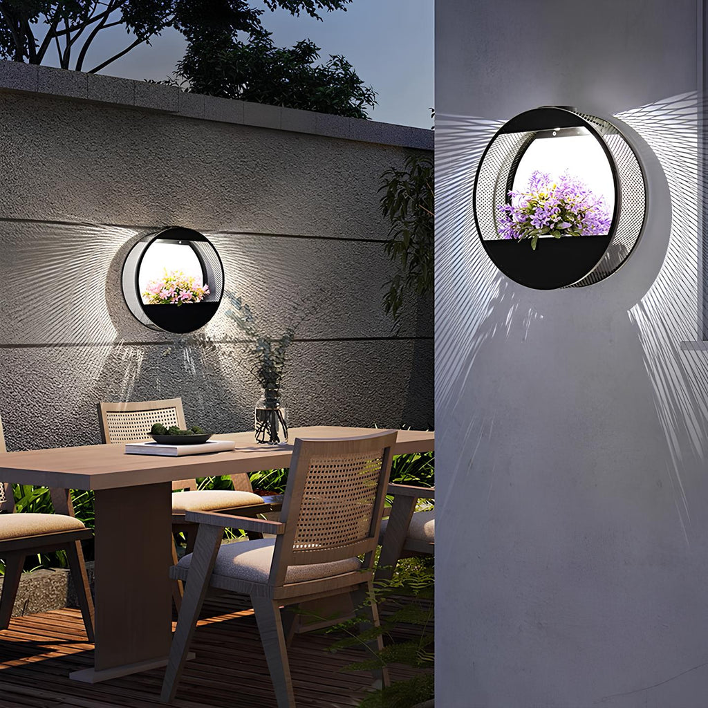 Solcellslampa för utomhusvägg – Automatisk och ekonomisk belysning 