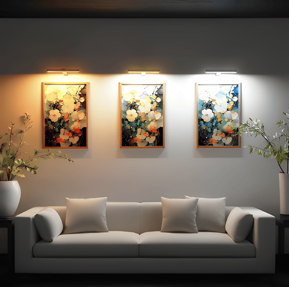 Lámpara de pared LED inalámbrica recargable por USB - Rotación completa y recarga cómoda