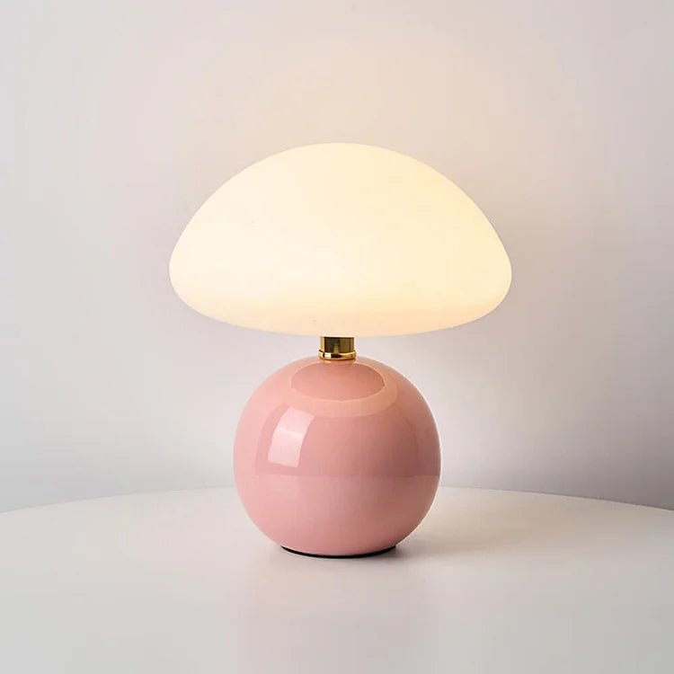 Tischlampe in Form eines Pilzes – Eleganz und Originalität 