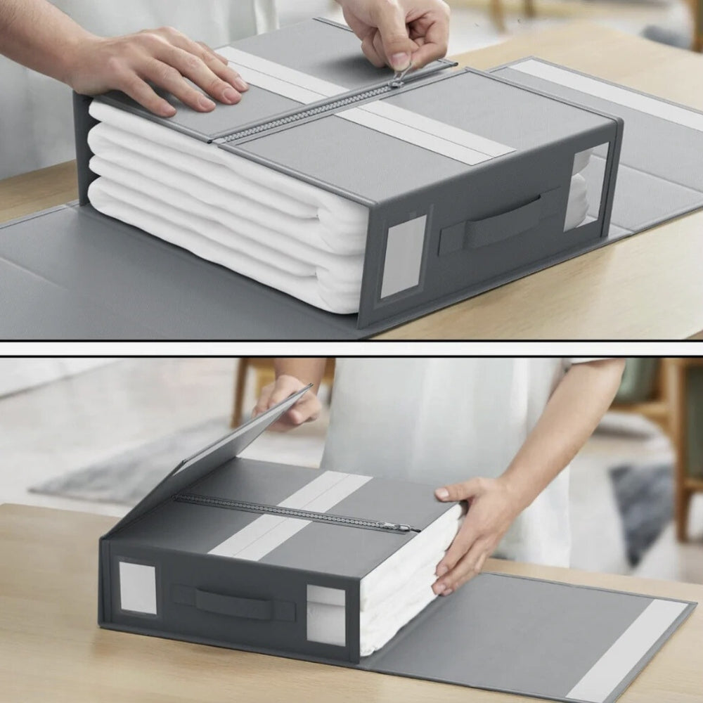 Foldbar Lakenorganisator – Plassbesparende og Perfekt Organisering 