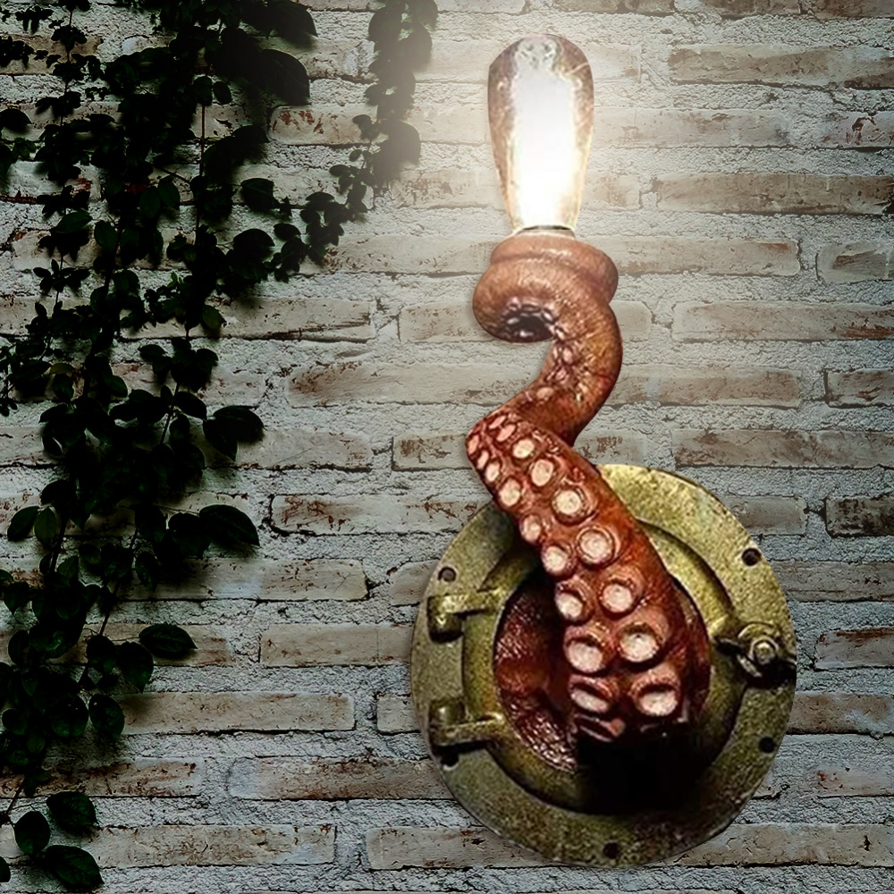 Éclairage Murale Original – Design Tentacule Inspiré De La Mer