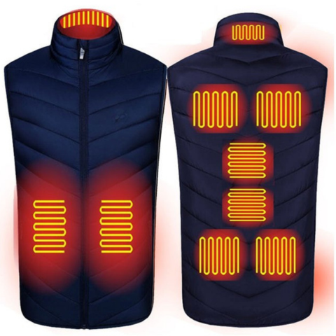 Unisex Verwarmingsvest - Verstelbare Temperatuur & Moderne Stijl