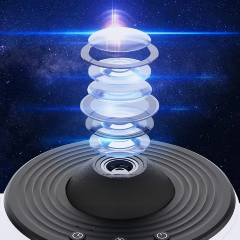 Projetor Rotativo – 360° de Sonhos Estelares em Casa 