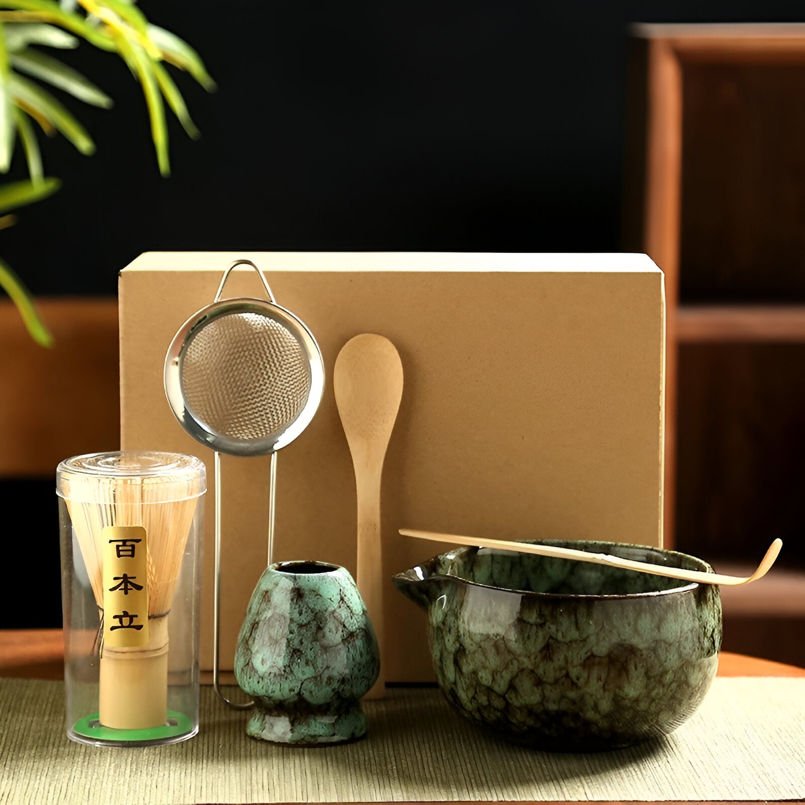 Matcha 6-dielna súprava na prípravu - remeselná elegancia a rafinovaná chuť